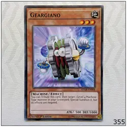 Geargiano - SDGR-EN004 - Common 1st Edition Yugioh - Image 1