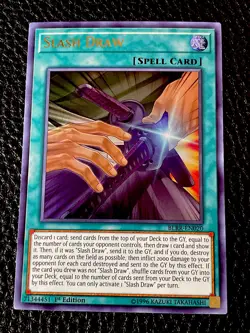 Slash Draw BLRR-EN020 Yugioh 1st Edition (New) - Image 1