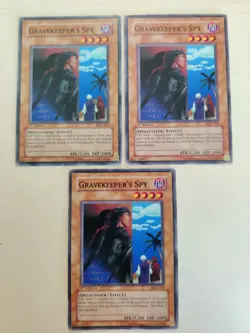 3x Gravekeeper's Spy PGD-059 Common 1st Edition LP/MP - Image 1