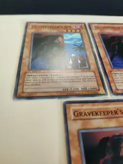 3x Gravekeeper's Spy PGD-059 Common 1st Edition LP/MP - Image 3