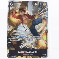 One Piece Monkey D Luffy P-035 Pirate Party Vol 3 Event Promo Sealed MINT - Image 1
