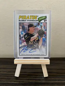 BUBBA CHANDLER 2026 Topps Heritage Real One Autograph Auto Pirates Rookie - Image 1