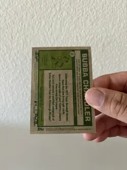 BUBBA CHANDLER 2026 Topps Heritage Real One Autograph Auto Pirates Rookie - Image 2