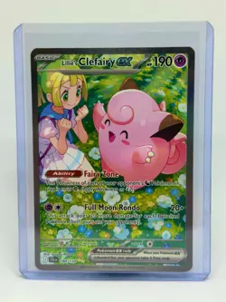 Pokemon TCG Lillie's Clefairy ex 184/159 Full Art Journey Together Near Mint - Image 1