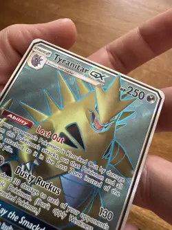 Pokemon TCG Lost Thunder Tyranitar GX Full Art 203/214 - Image 5
