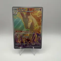 Pokemon TCG Rapidash Sv10: Destined Rivals Illustration Rare Holo 110 HP 189/182 - Image 1