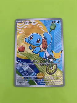 Pokemon Squirtle MEP 039 First Partner Illustration Promo 30th Anniversary - Image 1