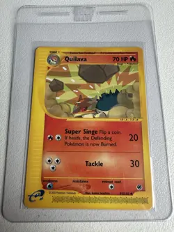 Quilava 91/165 Expedition WOTC Vintage Pokemon 2002 E-card - Image 1