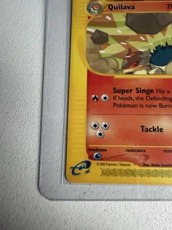 Quilava 91/165 Expedition WOTC Vintage Pokemon 2002 E-card - Image 2