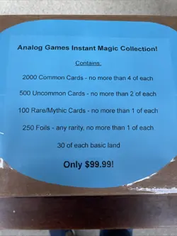 Instant Magic: The Gathering Collection 3000 Cards MTG Rare Foil Mythic + More - Image 1