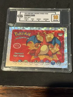 Pokemon Charizard 006 2024 Nintendo Spanish CGC Pristine 10 Foil Dragon Card - Image 1