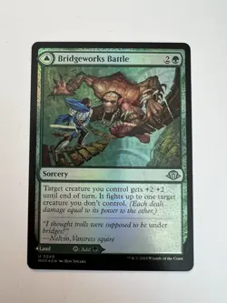 Bridgeworks Battle / Tanglespan Bridgeworks - FOIL - MTG Modern Horizons 3 - NM - Image 1