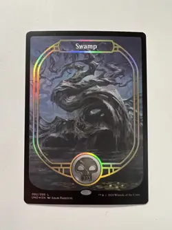 Swamp - FOIL FULL ART - MTG Unsanctioned - NM - Image 1