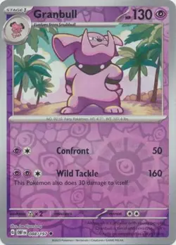 Granbull 88/197 Reverse Holo | Obsidian Flames | Pokemon Card - Image 1