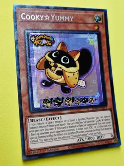 Yugioh - Cooky Yummy - Collector's Rare - JUSH-EN017 Justice Hunters 1st Edition - Image 1