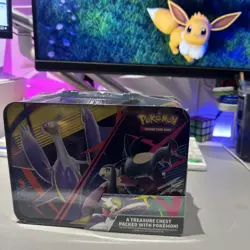 Pokemon TCG Collector Chest 2025 Mega Lucario Treasure Chest Tin FACTORY SEALED - Image 3