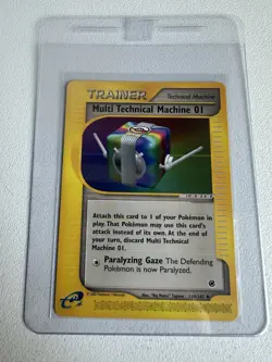 Multi Technical Machine 01 Expedition 144/165 Uncommon WOTC Vintage Pokemon - Image 1