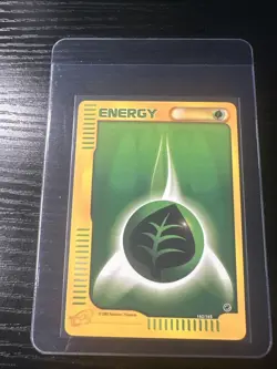 Grass Energy 162/165 Expedition WOTC Vintage Pokemon - Image 1