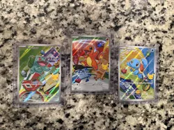 Pokemon TCG First Partner Illustration Collection Series 1 Kanto GEN 1 Starters - Image 2