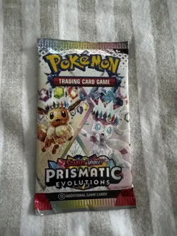 Pokemon TCG: Scarlet & Violet Prismatic Evolutions Booster Pack - Factory Sealed - Image 3
