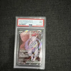 Pokemon Team Rocket's Mewtwo ex 2025 213 Ultra Rare Holo EX PSA 10 - Image 1