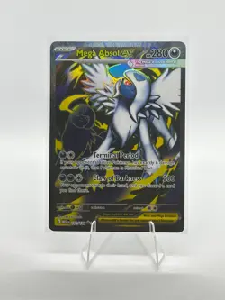 Mega Absol ex 2025 Pokemon TCG Mega Evolution #161/132 Ultra Rare Full Art NM - Image 1