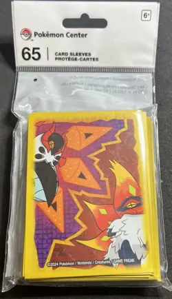 New Sealed Slither Wing & Iron Moth Pokemon Center Trading Card 65 Ct Sleeves - Image 2