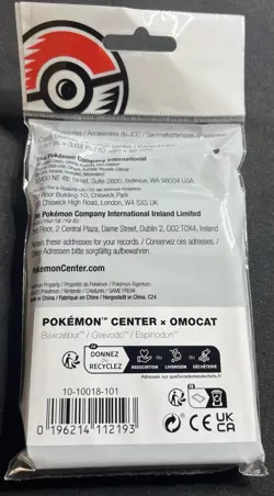 New Sealed Baxcalibur Pokemon Center x Omocat Pokemon Card 65 Ct Sleeves - Image 3