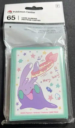 New Sealed We're Goomy Pokemon Center Trading Card 65 Ct Sleeves - Image 2