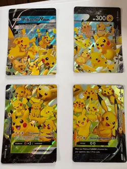 Pikachu V-Union [Set of 4] SWSH: Sword & Shield Promo Cards Holo - Image 1