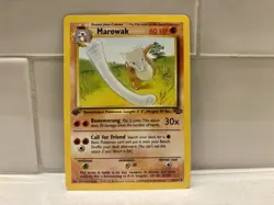Marowak 39/64 Jungle 1st Edition Vintage English Pokemon Card NM - Image 1