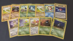 1st Ed Butterfree, Marowak, and Other Jungle Set WOTC Pokemon Card Lot NM - Image 1
