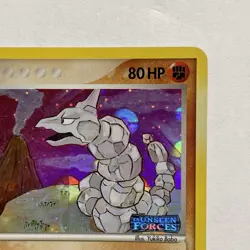 Onix 65/115 Unseen Forces Reverse Holo Pokemon TCG Card - Image 4