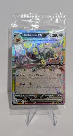Pokemon Prismatic Evolutions Umbreon SEALED stamped promo Surprise Box 060/131 - Image 1