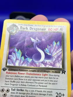 Pokemon Card Team Rocket 1st Edition Dark Dragonair Uncommon 33/82 HP/ DMG - Image 3