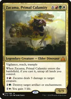 Zacama, Primal Calamity (Near Mint/Mint) | The List | MTG | Magic the Gathering - Image 1