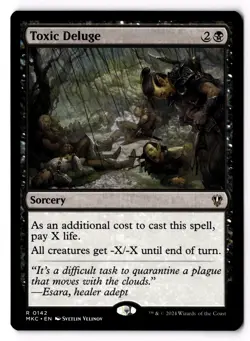 Toxic Deluge 142 Commander: Murders at Karlov Manor Normal NM - Image 1