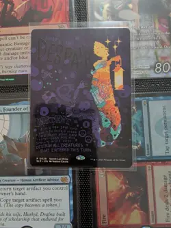 2024 MTG Magic the Gathering Secret Lair Prize RCQ Promo #29 Force of Despair - Image 1