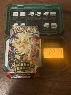 VERY HEAVY! GOD PACKU 22.74g Ascended Heroes Pokemon TCG Booster (SEALED). - Image 1