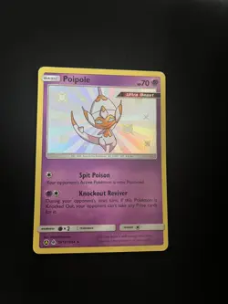 Poipole SV19/SV94 MINT/NM Pokemon Cards Hidden Fates: Shiny Vault Holo - Image 1