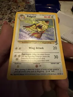 Pokemon Pidgeot TCG Base Set 2 Holo Unlimited Rare Card 14/130 - Image 2