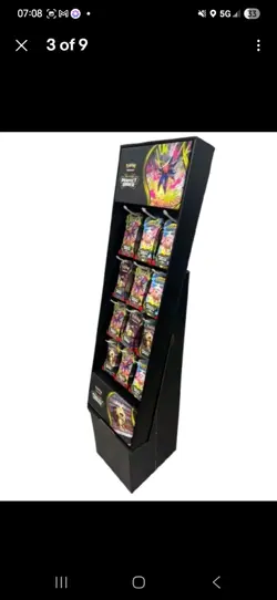 Pokemon Perfect Order Retail Display Rack With Base And Hooks (no packs) - Image 2