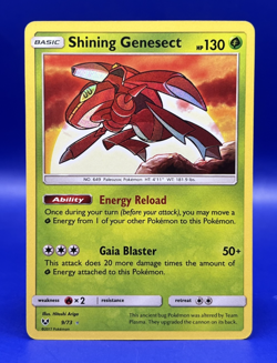 2017 Pokemon Card Shining Genesect Shining Legends 9/73 NM - Image 1