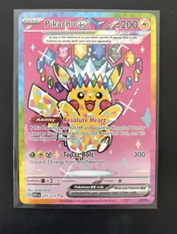 Pokemon: Pikachu ex - 277/217 - Ascended Heroes (ASC) Special Illustration - Image 1