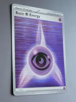 Basic Psychic Energy SVE 021 Holo Pattern Pokemon White Flare & Black Bolt NM - Image 2