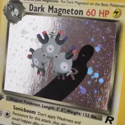Pokemon 1st Edition Dark Magneton Holo Rare - 11/82 1st Edition Team Rocket - Image 3