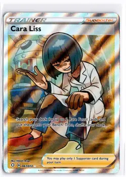 2023 TCG Pokemon #067 Cara Liss 067/072 Holo Full Art Trainer Shining Fates - Image 1