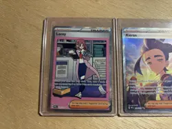 Pokemon TCG 2025 Prismatic Evolutions Trainer Card Illustration Rare Lot Of 2 - Image 2