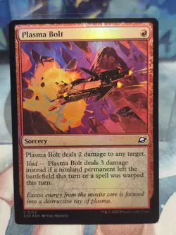 FOIL C 0152 Plasma Bolt Sorcery Common Edge of Eternities MTG Card - Image 1