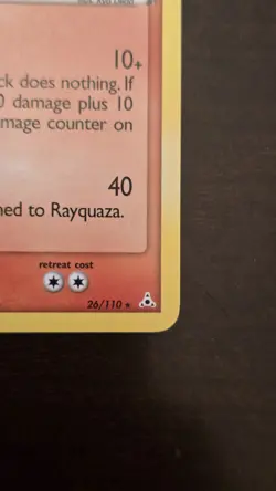 Rayquaza 26/110 Non-Holo Pokemon EX Holon Phantoms - Image 5